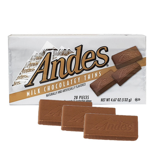 앤디스 밀크 초콜릿 띤 준초콜릿 132g x 12개