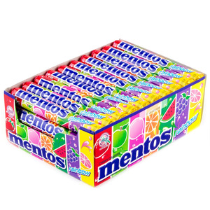 멘토스 뉴레인보우 37.5g x24개 편의점 사탕