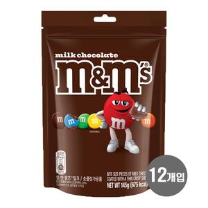 엠앤엠즈 밀크 초콜릿 145g x 12개 (1BOX)
